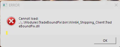 Cannot load DLL file error